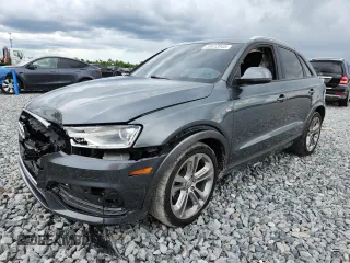 2018 Audi Q3 Premium z VIN WA1BCCFS3JR015478, wystawiony jako Copart lot #59613945 z przebiegiem 96 841 mil mil oraz Szkoda całkowita • Salvage title. Historia ofert i sprzedaży dostępna na DreamBid. Obrazek 1.