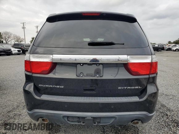 2012 Dodge Durango Citadel with VIN 1C4SDHET7CC240213, listed as a Copart auction lot 81023064 with 92,252 mi miles and Salvage title. Bid and sale history available at DreamBid. Image 6.