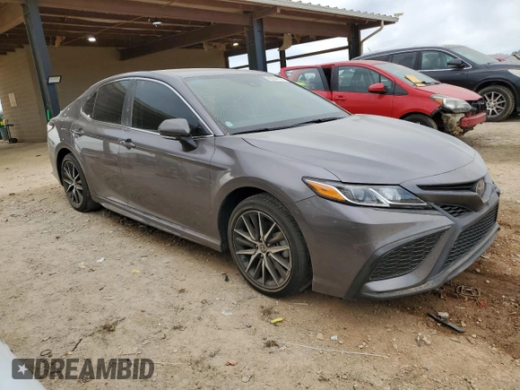 2023 Toyota Camry SE with VIN 4T1G11AK5PU099558, listed as a Copart auction lot 46894195 with 34,680 mi miles and Salvage Title. Bid and sale history available at DreamBid. Image 4.