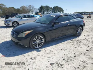 2012 Infiniti G37 Convertible with VIN JN1CV6FE7CM202516, listed as a Copart auction lot 50663115 with 143,333 mi miles and Clean Title. Bid and sale history available at carsss.com. Image 1.