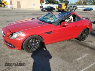 2014 Mercedes-Benz SLK-Class SLK 250 with VIN WDDPK4HA9EF082432, listed as a Copart auction lot 76993864 with 109,831 mi miles and Salvage Title. Bid and sale history available at carsss.com. Image 1.