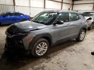 2021 Chevrolet TrailBlazer LS with VIN KL79MNSLXMB174715, listed as a Copart auction lot 85777154 with 79,291 mi miles and Salvage Title. Bid and sale history available at carsss.com. Image 1.