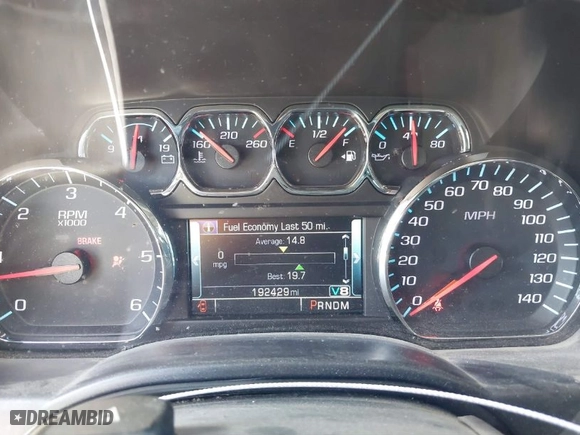2014 Chevrolet Silverado 1500 LT with VIN 3GCPCREC4EG534926, listed as a IAAI auction lot 41671254 with 192,429 mi miles. Bid and sale history available at carsss.com. Image 7.