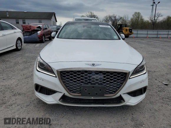2020 Genesis G80 3.8L with VIN KMTFN4JE5LU334567, listed as a Copart auction lot 51872595 with 66,126 mi miles and Salvage Title. Bid and sale history available at DreamBid. Image 5.