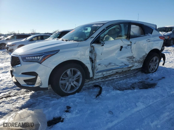 2019 Acura RDX w/Advance Pkg with VIN 5J8TC2H76KL018779, listed as a Copart auction lot 87160214 with 0 mi miles and Salvage Title. Bid and sale history available at carsss.com. Image 1.