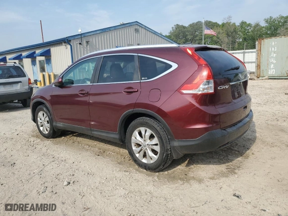 2012 Honda CR-V EX-L with VIN 5J6RM4H76CL062634, listed as a Copart auction lot 52734215 with 172,273 mi miles and Salvage Title. Bid and sale history available at carsss.com. Image 2.