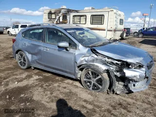 2022 Subaru Impreza Premium with VIN 4S3GTAV61N3727355, listed as a Copart auction lot 49989125 with 37,177 mi miles and Salvage Title. Bid and sale history available at carsss.com. Image 4.
