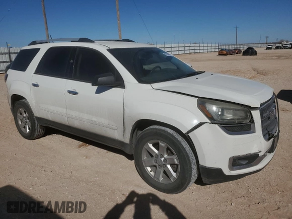 2015 GMC Acadia SLE with VIN 1GKKRNED3FJ163885, listed as a Copart auction lot 47624605 with 175,695 mi miles and Salvage Title. Bid and sale history available at DreamBid. Image 4.