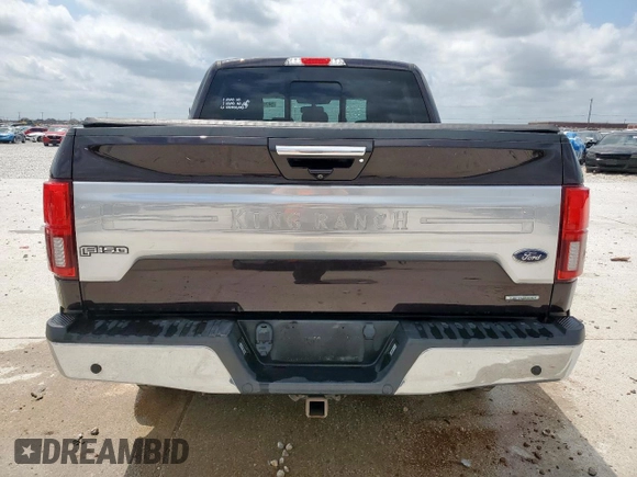 2018 Ford F-150 XL with VIN 1FTEW1EG7JFE04198, listed as a Copart auction lot 54787445 with 111,981 mi miles and Clean title. Bid and sale history available at DreamBid. Image 6.