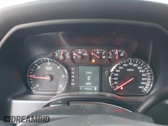 2016 Chevrolet Silverado 1500 Work Truck with VIN 1GCVKNEC8GZ144286, listed as a IAAI auction lot 41274412 with 73,682 mi miles. Bid and sale history available at carsss.com. Image 7.