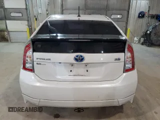 2012 Toyota Prius One with VIN JTDKN3DUXC5519864, listed as a Copart auction lot 43366925 with 209,021 mi miles and Salvage Title. Bid and sale history available at carsss.com. Image 6.