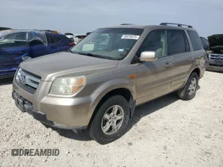 2006 Honda Pilot EX with VIN 5FNYF28406B007416, listed as a Copart auction lot 48826825 with 212,708 mi miles and Salvage Title. Bid and sale history available at DreamBid. Image 1.