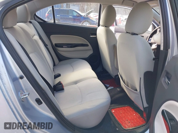 2019 Mitsubishi Mirage G4 SE with VIN ML32F4FJ4KHF11378, listed as a IAAI auction lot 41632278 with 63,395 mi miles. Bid and sale history available at carsss.com. Image 8.