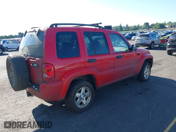 2004 Jeep Liberty Limited with VIN 1J4GL58K44W189886, listed as a IAAI auction lot 42802317 with 241,083 mi miles and . Bid and sale history available at DreamBid. Image 4.