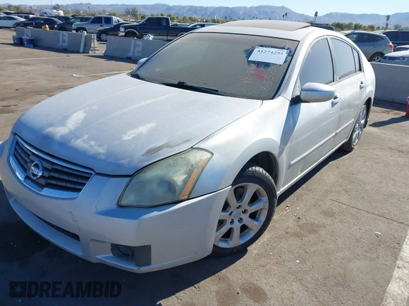 2007 Nissan Maxima 3.5 SE with VIN 1N4BA41E47C818370, listed as a IAAI auction lot 41274255 with 170,666 mi miles. Bid and sale history available at carsss.com. Image 2.