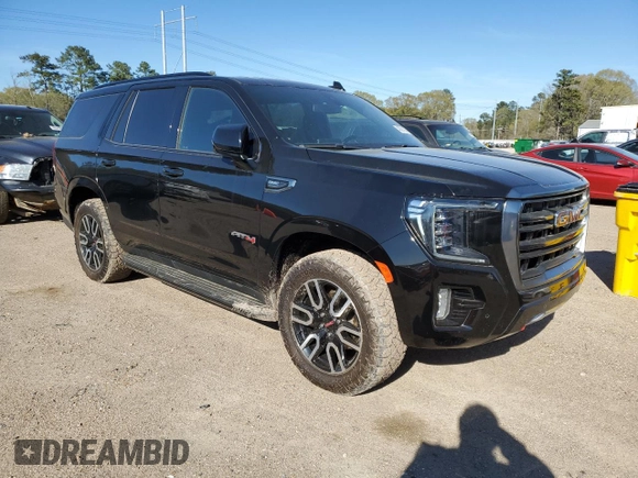 2021 GMC Yukon AT4 with VIN 1GKS2CKD4MR434657, listed as a Copart auction lot 48391035 with 78,769 mi miles and Salvage Title. Bid and sale history available at carsss.com. Image 4.