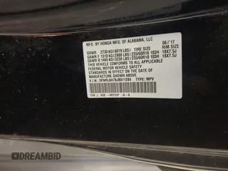 2018 Honda Odyssey EX-L with VIN 5FNRL6H78JB011284, listed as a IAAI auction lot 42000640 with 154,252 mi miles and . Bid and sale history available at DreamBid. Image 9.