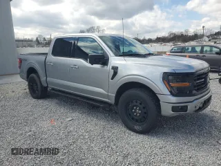 2024 Ford F-150 XLT with VIN 1FTEW3LP1RFB36162, listed as a Copart auction lot 50178285 with 2,118 mi miles and Salvage Title. Bid and sale history available at carsss.com. Image 4.