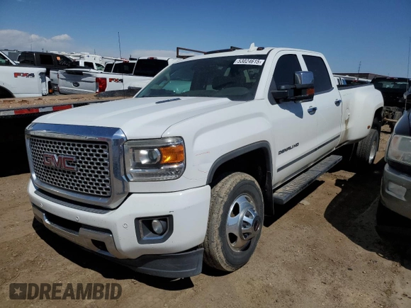 2016 GMC Sierra 3500HD Denali z VIN 1GT42YE80GF287355, wystawiony jako Copart lot #53024615 z przebiegiem 161 733 mil mil oraz Szkoda całkowita • Salvage title. Historia ofert i sprzedaży dostępna na DreamBid. Obrazek 1.