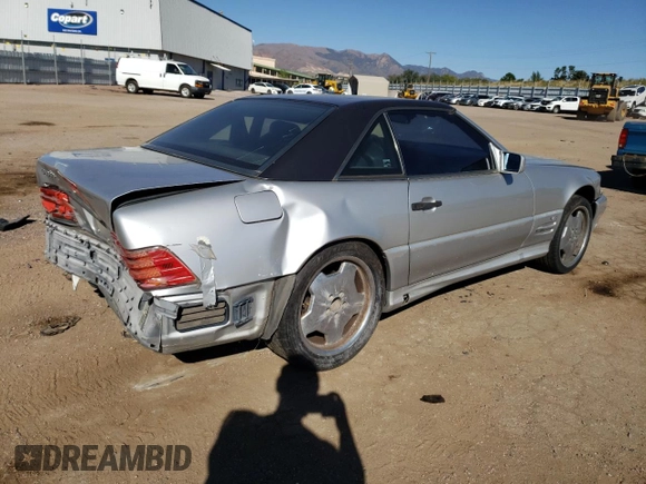 1998 Mercedes-Benz SL with VIN WDBFA76F0WF155423, listed as a Copart auction lot 73841914 with 153,822 mi miles and Clean title. Bid and sale history available at DreamBid. Image 3.