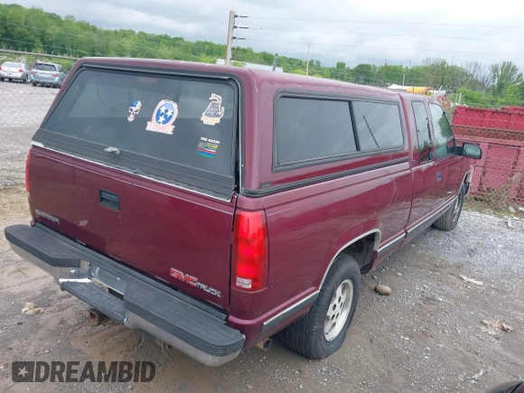 1995 GMC Sierra 1500 with VIN 1GTEC19K0SE514346, listed as a IAAI auction lot 42110686 with 251,379 mi miles and . Bid and sale history available at DreamBid. Image 4.