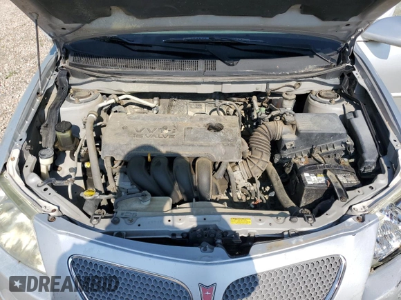 2005 Pontiac Vibe with VIN 5Y2SL63815Z402021, listed as a Copart auction lot 61993385 with 185,530 mi miles and Salvage title. Bid and sale history available at DreamBid. Image 11.