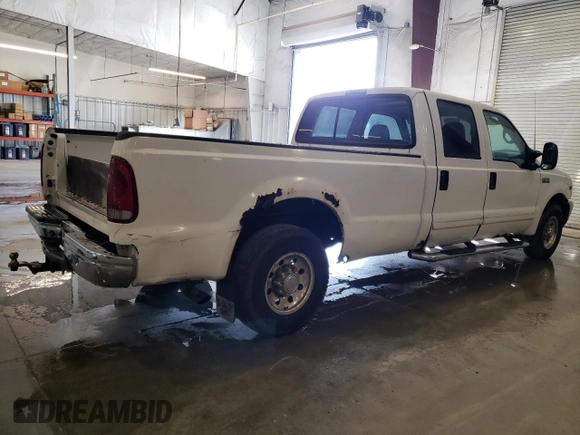 2002 Ford F-250 XL with VIN 1FTNW20S22EB89080, listed as a Copart auction lot 72836294 with 161,573 mi miles and Non Repairable. Bid and sale history available at DreamBid. Image 3.