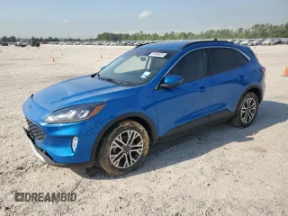 2021 Ford Escape SEL z VIN 1FMCU9H66MUA51351, wystawiony jako Copart lot #53449225 z przebiegiem Nie podano mil oraz Szkoda całkowita • Salvage title. Historia ofert i sprzedaży dostępna na DreamBid. Obrazek 1.