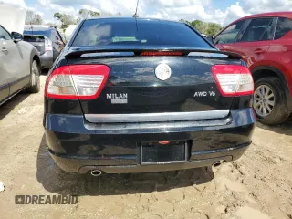 2007 Mercury Milan Premier with VIN 3MEHM02117R671974, listed as a Copart auction lot 74080764 with 0 mi miles and Non Repairable. Bid and sale history available at carsss.com. Image 6.