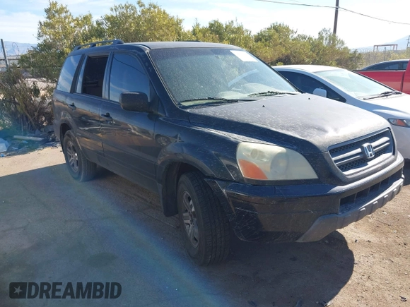 2005 Honda Pilot EX with VIN 5FNYF18455B044034, listed as a IAAI auction lot 42078473 with 265,726 mi miles. Bid and sale history available at carsss.com. Image 1.