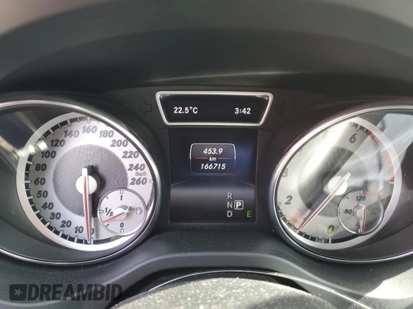 2014 Mercedes-Benz CLA 250 with VIN WDDSJ4GB8EN154041, listed as a Copart auction lot 56047515 with 166,715 mi miles and Clean title. Bid and sale history available at DreamBid. Image 9.