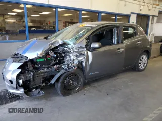 2015 Nissan LEAF S z VIN 1N4AZ0CP9FC333474, wystawiony jako Copart lot #53708985 z przebiegiem Nie podano mil oraz Szkody całkowita. Historia ofert i sprzedaży dostępna na DreamBid. Obrazek 1.