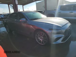 2025 Genesis G70 2.5T with VIN KMTG34SC9SU154000, listed as a Copart auction lot 88914685 with Not Provided miles and Salvage Title. Bid and sale history available at carsss.com. Image 4.