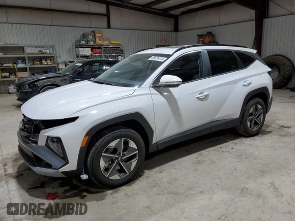 2025 Hyundai Tucson SEL Convenience with VIN 5NMJCCDE1SH450326, listed as a Copart auction lot 85876414 with 839 mi miles and Salvage Title. Bid and sale history available at carsss.com. Image 1.