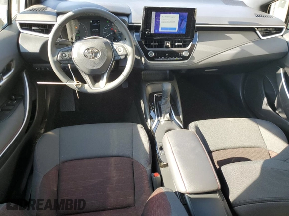 2025 Toyota Corolla Hybrid LE with VIN JTDBDMHE3S3017235, listed as a Copart auction lot 48109915 with 1,270 mi miles and Salvage Title. Bid and sale history available at carsss.com. Image 8.
