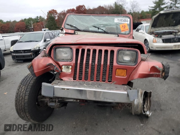 1992 Jeep Wrangler with VIN 2J4FY29S5NJ521790, listed as a Copart auction lot 79385084 with 0 mi miles and Non Repairable. Bid and sale history available at carsss.com. Image 5.