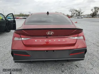 2025 Hyundai Elantra SEL Sport with VIN KMHLM4DG5SU896982, listed as a Copart auction lot 47922925 with 2,027 mi miles and Salvage Title. Bid and sale history available at carsss.com. Image 6.