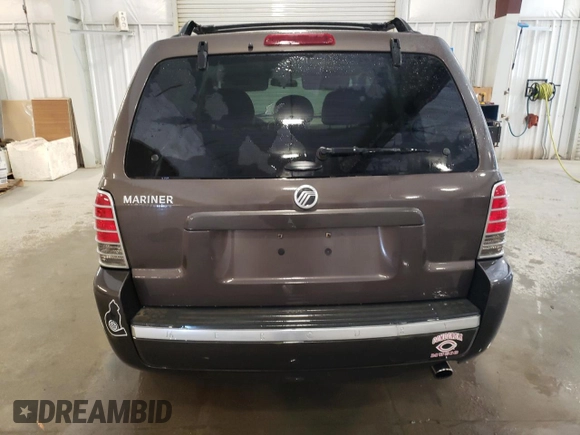 2006 Mercury Mariner Convenience with VIN 4M2YU56Z96KJ14418, listed as a Copart auction lot 47179135 with 163,557 mi miles and Salvage title. Bid and sale history available at DreamBid. Image 6.
