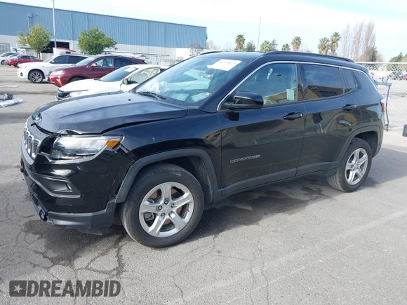2023 Jeep Compass Latitude with VIN 3C4NJDBN1PT533202, listed as a IAAI auction lot 41545879 with 35,794 mi miles and . Bid and sale history available at DreamBid. Image 17.