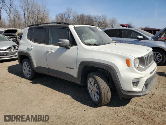 2021 Jeep Renegade Limited with VIN ZACNJDD14MPN00270, listed as a Copart auction lot 48461645 with 82,883 mi miles and Non repairable. Bid and sale history available at DreamBid. Image 4.