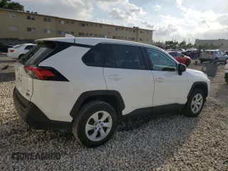 2025 Toyota RAV4 LE with VIN 2T3H1RFV8SC305026, listed as a Copart auction lot 47943895 with 9,187 mi miles and Salvage Title. Bid and sale history available at carsss.com. Image 3.