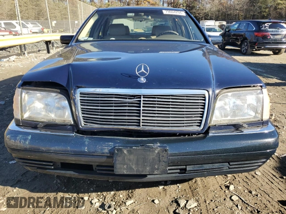 1996 Mercedes-Benz S with VIN WDBGA43E6TA299243, listed as a Copart auction lot 79664294 with 168,356 mi miles and Salvage Title. Bid and sale history available at DreamBid. Image 5.