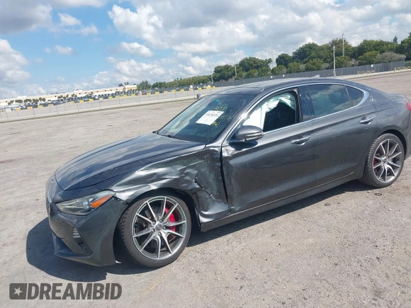 2020 Genesis G70 3.3T with VIN KMTG34LE8LU050941, listed as a IAAI auction lot 41676221 with 36,528 mi miles and . Bid and sale history available at DreamBid. Image 17.