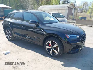 2024 Audi Q5 S line Prestige z VIN WA1FAAFY5R2134976, wystawiony jako IAAI lot #42058820 z przebiegiem 3 773 mil mil oraz . Historia ofert i sprzedaży dostępna na DreamBid. Obrazek 1.