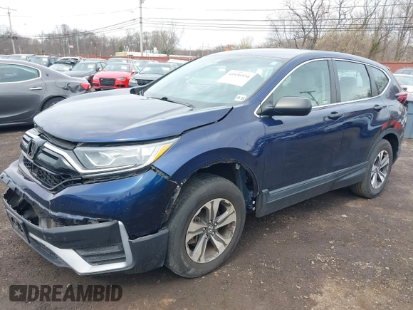 2020 Honda CR-V LX with VIN 2HKRW2H26LH639675, listed as a IAAI auction lot 41936934 with 27,454 mi miles and . Bid and sale history available at carsss.com. Image 18.