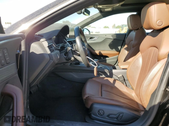 2018 Audi A5 Sportback Premium Plus with VIN WAUENCF51JA017863, listed as a Copart auction lot 70550523 with 63,270 mi miles. Bid and sale history available at carsss.com. Image 7.