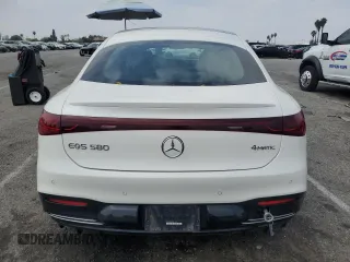 2022 Mercedes-Benz EQS with VIN W1KCG4EB3NA017926, listed as a Copart auction lot 51225244 with 18,669 mi miles and Salvage Title. Bid and sale history available at carsss.com. Image 6.