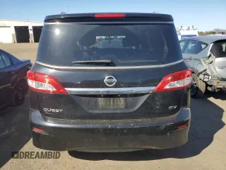 2016 Nissan Quest SL with VIN JN8AE2KP7G9156980, listed as a Copart auction lot 49437325 with 209,081 mi miles and Clean Title. Bid and sale history available at DreamBid. Image 6.