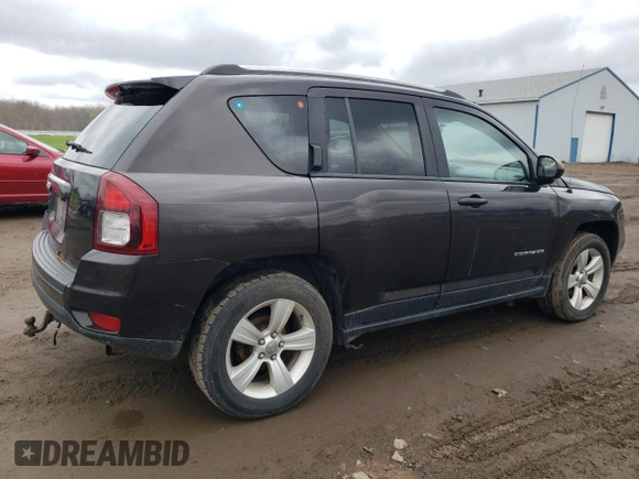 2014 Jeep Compass Sport with VIN 1C4NJDBB9ED670610, listed as a Copart auction lot 52691825 with 150,525 mi miles and Salvage Title. Bid and sale history available at carsss.com. Image 3.