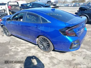 2020 Honda Civic Si with VIN 2HGFC1E59LH707904, listed as a IAAI auction lot 41621372 with 112,077 mi miles and . Bid and sale history available at DreamBid. Image 3.